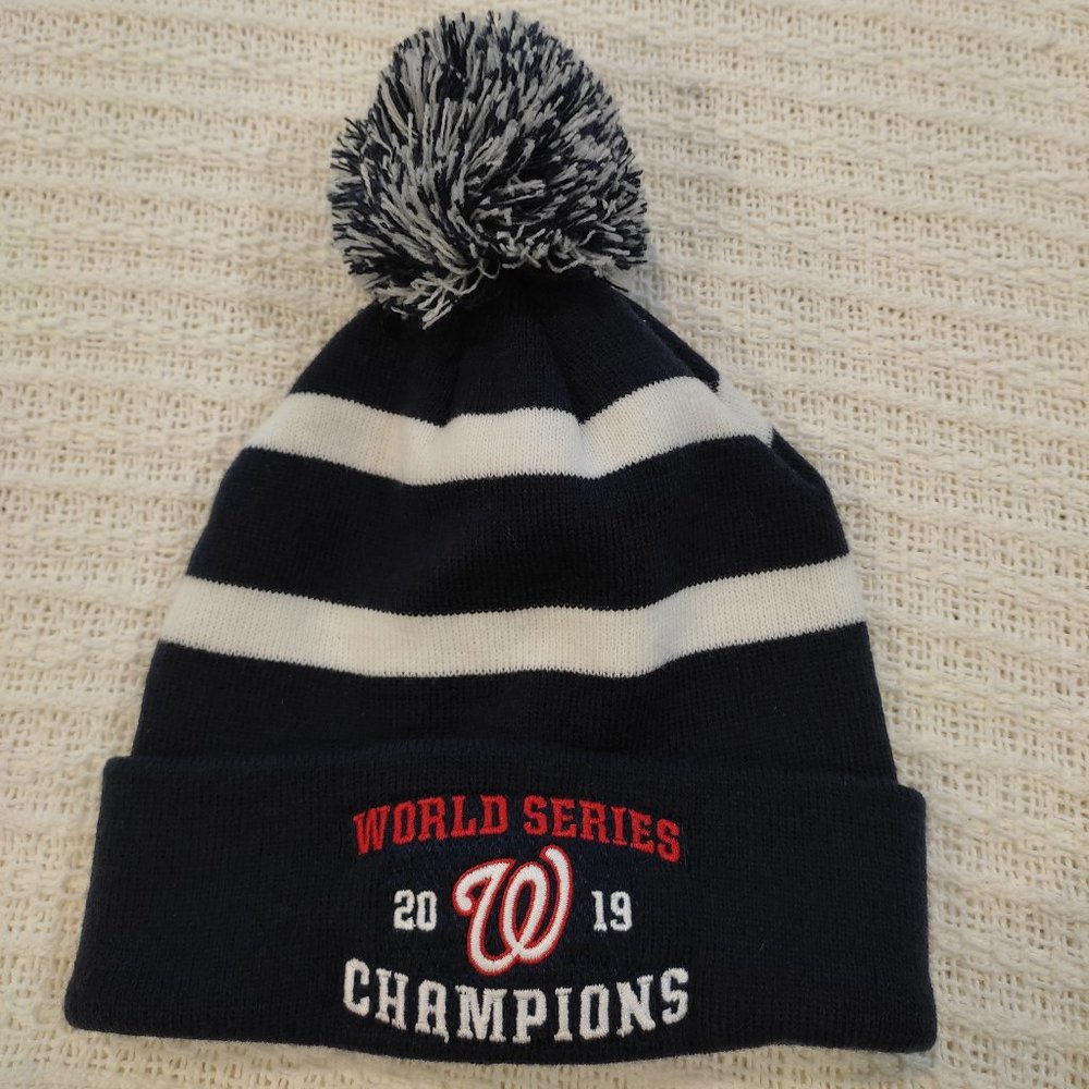 MLB Washington Nationals World Series Champions Beanie Winter Hat Cap 2019 New
